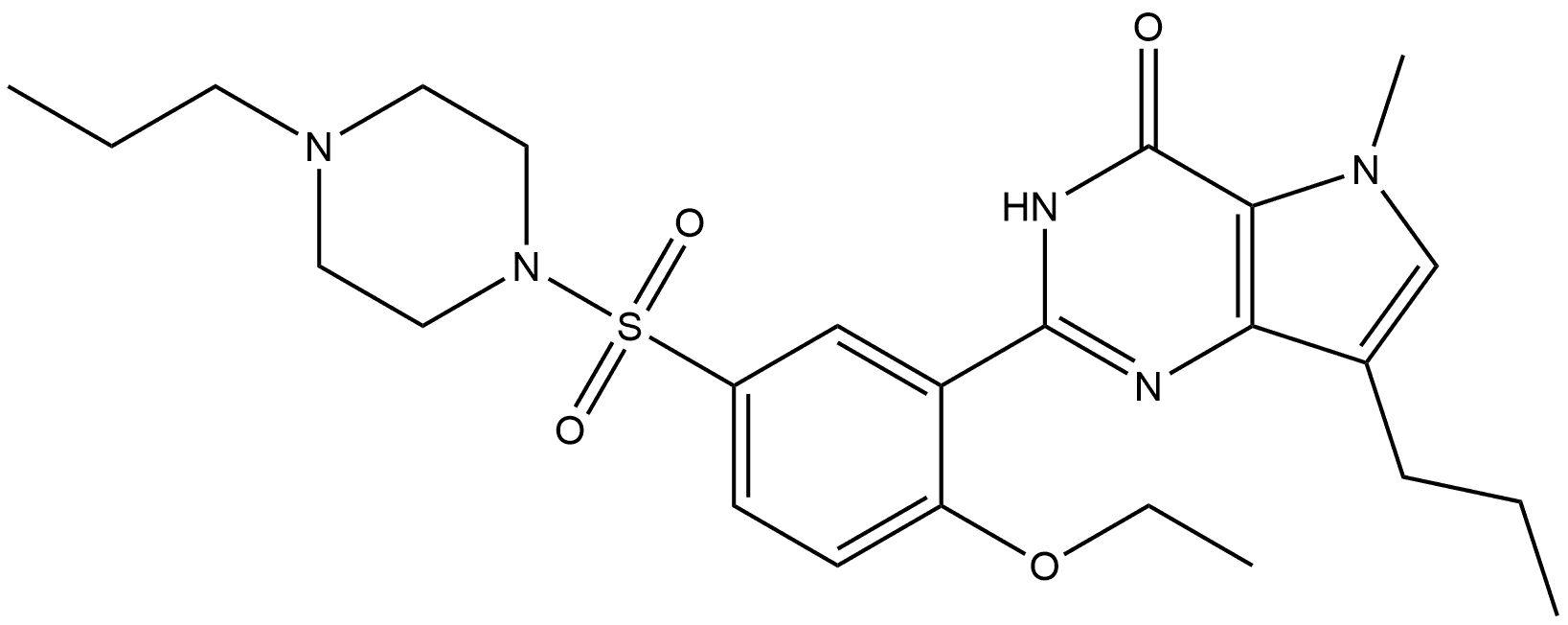 米罗那非杂质23 结构式