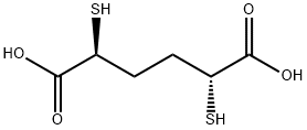 MESO-A-A-DIMERCAPTOADIPIC ACIDFREE ACID 结构式