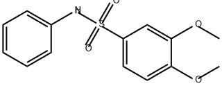 Benzenesulfonamide, 3,4-dimethoxy-N-phenyl- 结构式