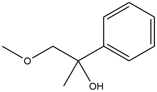 1-甲氧基-2-苯基丙-2-醇 结构式