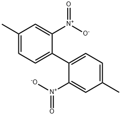 1,1'-Biphenyl, 4,4'-dimethyl-2,2'-dinitro- 结构式