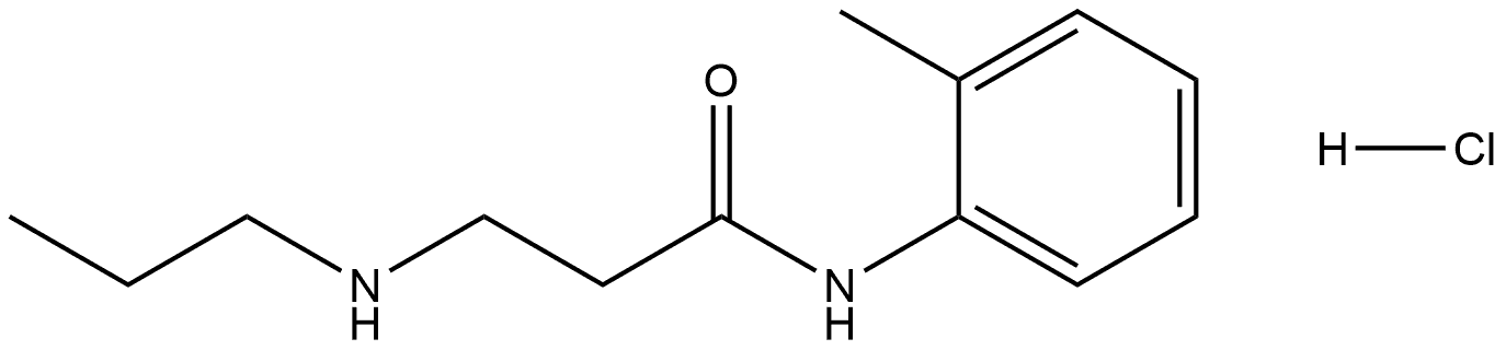 丙胺卡因杂质8 盐酸盐 结构式