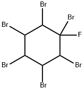 Cyclohexane, 1,2,3,4,5,6-hexabromo-1-fluoro- 结构式