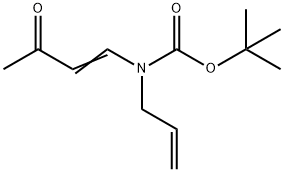 Carbamic acid, N-(3-oxo-1-buten-1-yl)-N-2-propen-1-yl-, 1,1-dimethylethyl ester 结构式