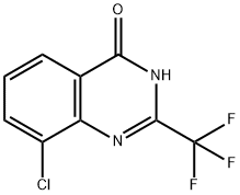 8-Chloro-2-(trifluoromethyl)quinazolin-4(3H)-one 结构式