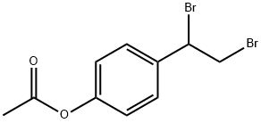Phenol, 4-(1,2-dibromoethyl)-, 1-acetate 结构式