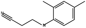 Propanenitrile, 3-[(2,4-dimethylphenyl)amino]- 结构式