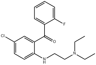 氟西泮盐酸盐EP杂质A 结构式
