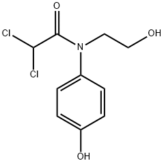Acetamide, 2,2-dichloro-N-(2-hydroxyethyl)-N-(4-hydroxyphenyl)- 结构式