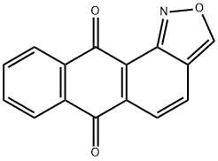 Anthra[1,2-c]isoxazole-6,11-dione 结构式