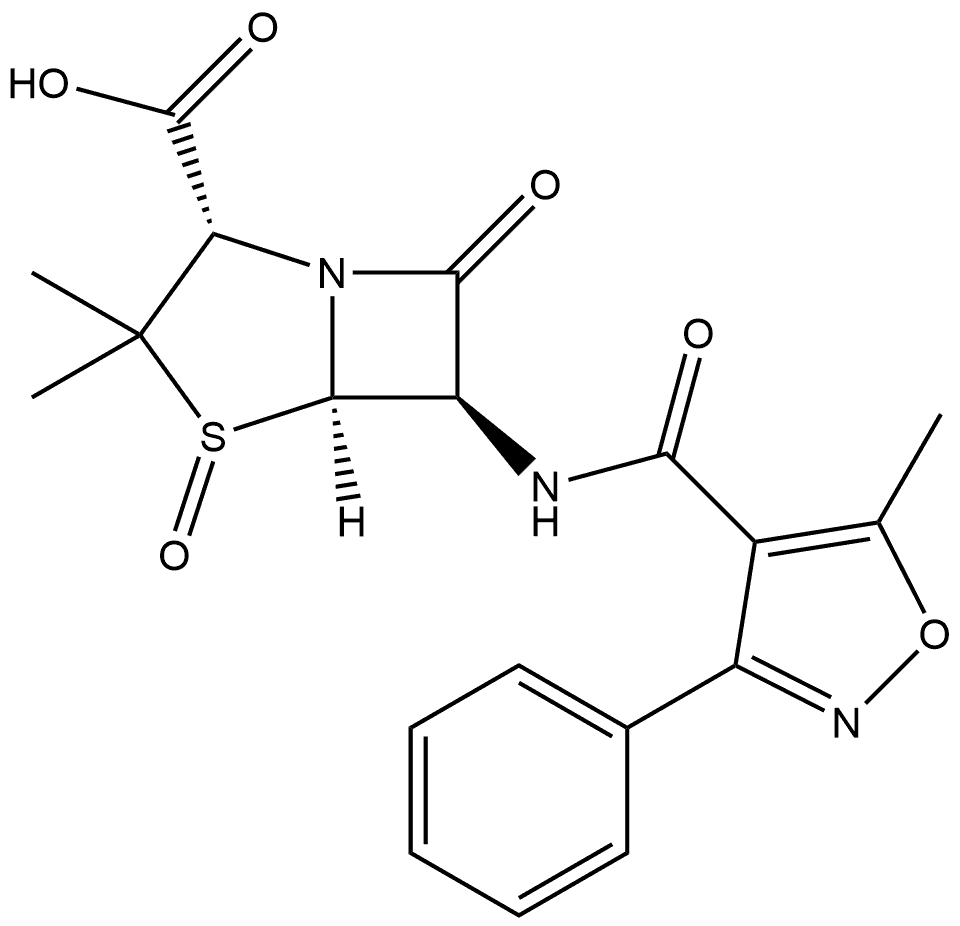 苯唑西林杂质1 结构式