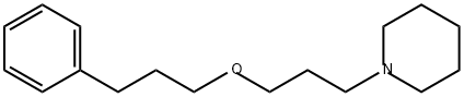 1-[3-(3-苯基)丙氧)丙基]-哌啶 结构式