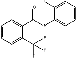 Benzamide, N-(2-iodophenyl)-2-(trifluoromethyl)- 结构式