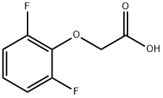 Acetic acid, 2-(2,6-difluorophenoxy)- 结构式