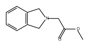 2H-Isoindole-2-acetic acid, 1,3-dihydro-, methyl ester 结构式