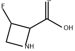 3-氟氮杂环丁烷-2-羧酸 结构式