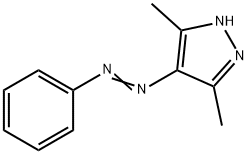 1H-Pyrazole, 3,5-dimethyl-4-(2-phenyldiazenyl)- 结构式