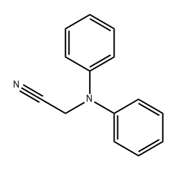 Acetonitrile, 2-(diphenylamino)- 结构式