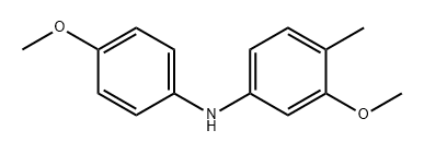 Benzenamine, 3-methoxy-N-(4-methoxyphenyl)-4-methyl- 结构式