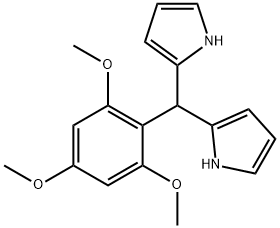 1H-Pyrrole, 2,2'-[(2,4,6-trimethoxyphenyl)methylene]bis- 结构式