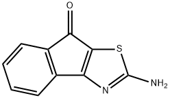 8H-Indeno[1,2-d]thiazol-8-one, 2-amino- 结构式