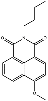 1H-Benz[de]isoquinoline-1,3(2H)-dione, 2-butyl-6-methoxy- 结构式