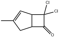 Bicyclo[3.2.0]hept-2-en-6-one, 7,7-dichloro-3-methyl- 结构式