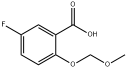 5-氟-2-(甲氧基甲氧基)苯甲酸 结构式