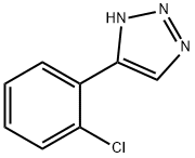 1H-1,2,3-Triazole, 5-(2-chlorophenyl)- 结构式