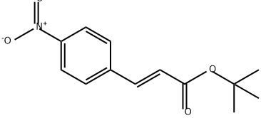 2-Propenoic acid, 3-(4-nitrophenyl)-, 1,1-dimethylethyl ester, (2E)- 结构式