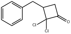 Cyclobutanone, 2,2-dichloro-3-(phenylmethyl)- 结构式