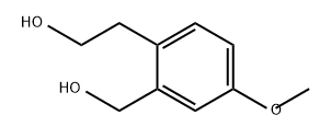 2-(羟甲基)-4-甲氧基苯乙醇 结构式