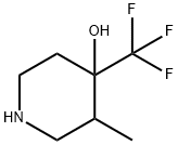 4-Piperidinol, 3-methyl-4-(trifluoromethyl)- 结构式