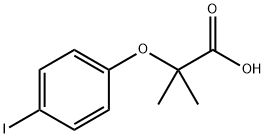 2-(4-iodophenoxy)-2-methylpropanoic acid 结构式