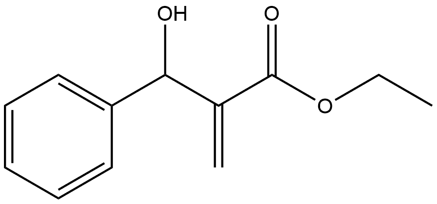 Benzenepropanoic acid, β-hydroxy-α-methylene-, ethyl ester 结构式
