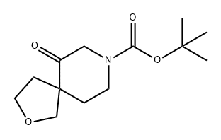 6-氧代-2-氧代-8-氮杂螺[4.5]癸烷-8-羧酸叔丁酯 结构式