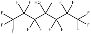 4-Heptanol, 1,1,1,2,2,3,3,5,5,6,6,7,7,7-tetradecafluoro-4-methyl- 结构式