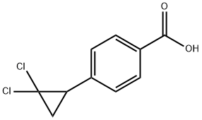 4-(2,2-二氯环丙基)苯甲酸 结构式