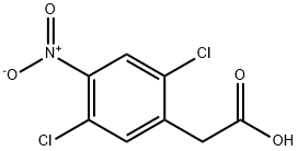 Benzeneacetic acid, 2,5-dichloro-4-nitro- 结构式