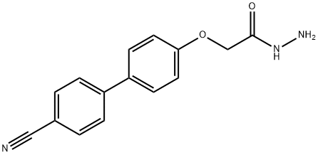 2-[4-(4-cyanophenyl)phenoxy]acetohydrazide 结构式