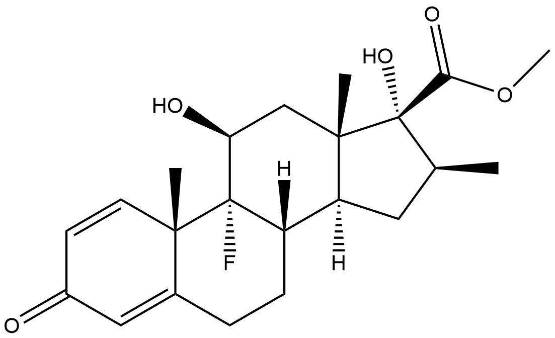 倍他米松磷酸钠杂质1 结构式