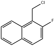 Naphthalene, 1-(chloromethyl)-2-fluoro- 结构式