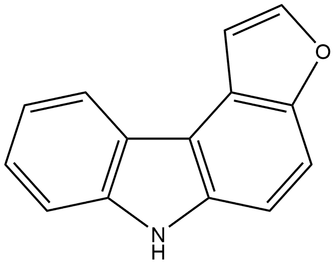 6H-Furo[2,3-c]carbazole 结构式