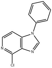 4-Chloro-1-phenyl-1H-imidazo[4,5-c]pyridine 结构式