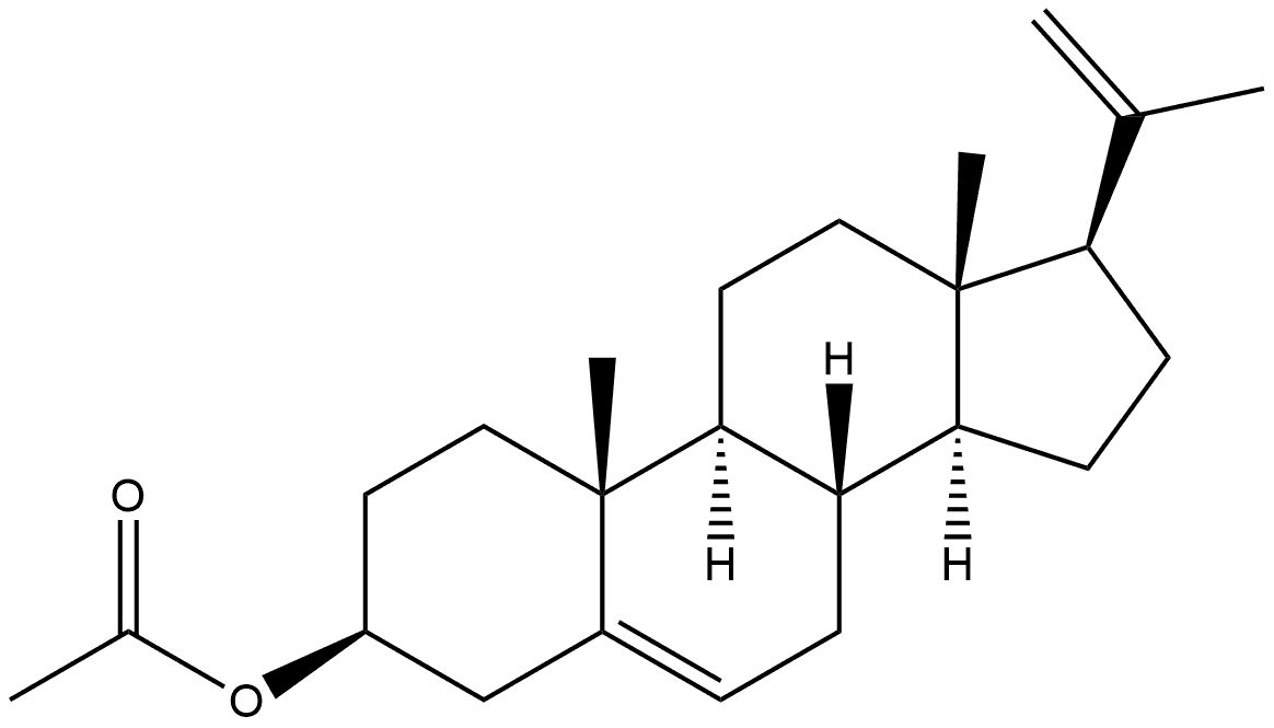 Pregna-5,20-dien-3-ol, 20-methyl-, 3-acetate, (3β)- 结构式