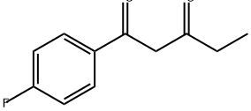 1-(4-氟苯基)戊烷-1,3-二酮 结构式