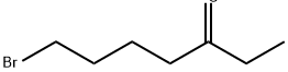 7-溴-3-庚酮 结构式