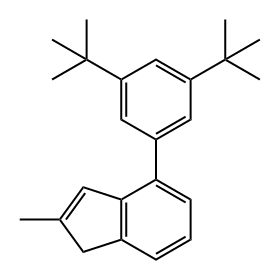 4-(3,5-二叔丁基苯基)-2-甲基-1H-茚 结构式