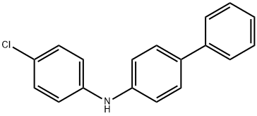 N-(4-氯苯基)[1,1′-联苯]-4-胺 结构式