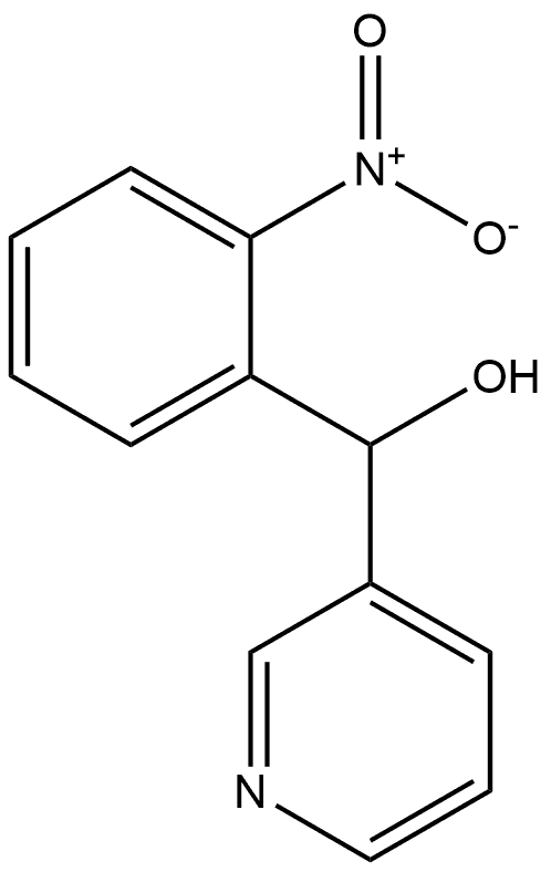 (2-硝基苯基)(吡啶-3-基)甲醇 结构式